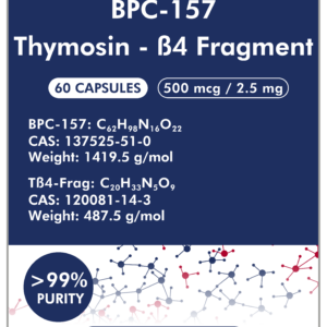 BPC-157/Thymosin-ß4 Fragment (500mcg/2.5mg)